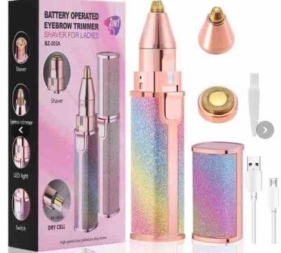 2 in 1 flawless eyebrow trimmer